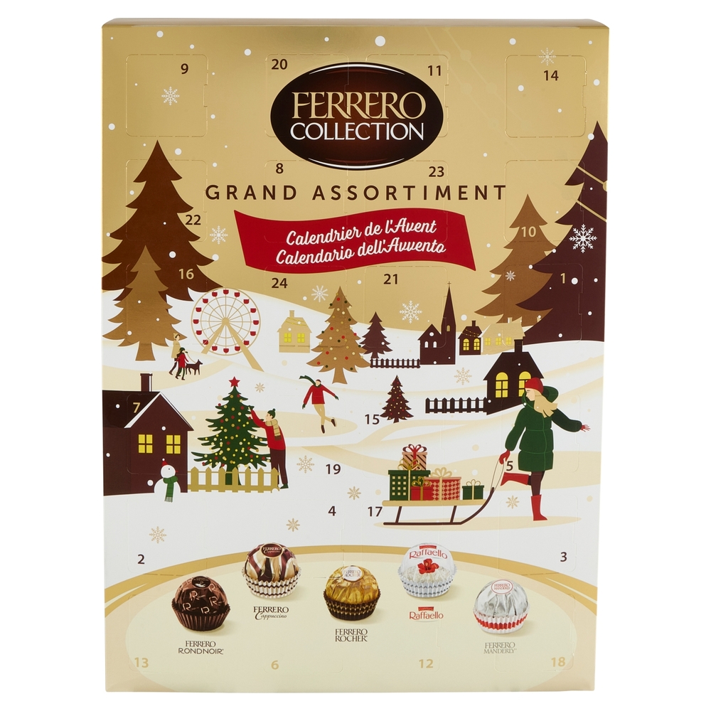 Ferrero Collection Grand Assortiment Calendario dell'Avvento 24 pezzi 256 g