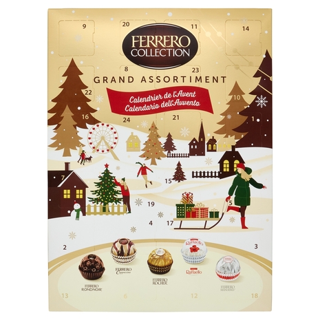 Ferrero Collection Grand Assortiment Calendario dell'Avvento 24 pezzi 256 g