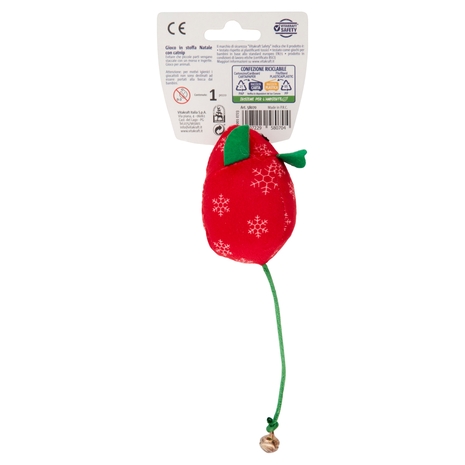 Vitakraft Gioco in stoffa Natale con catnip 1 pz