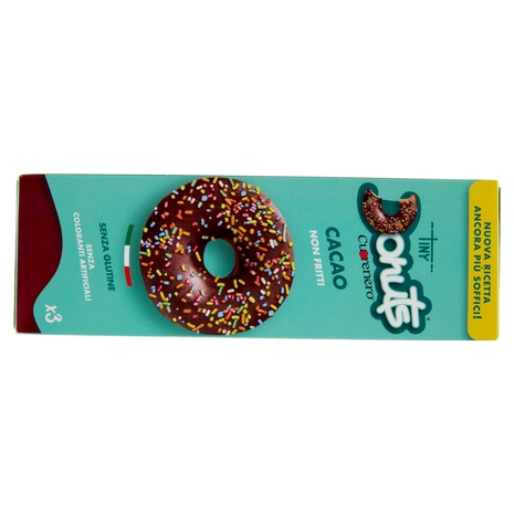 Cuorenero Tiny Donuts Cacao 3 x 37 g