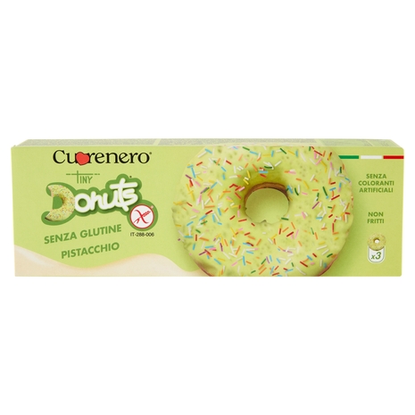 Cuorenero Tiny Donuts Pistacchio 3 x 37 g