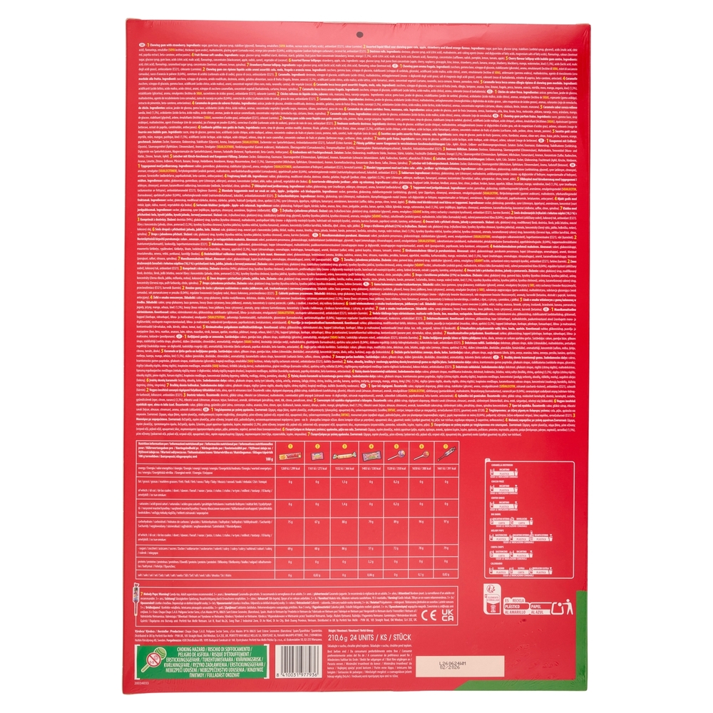 Chupa Chups Calendario dell'Avvento 210,6 g