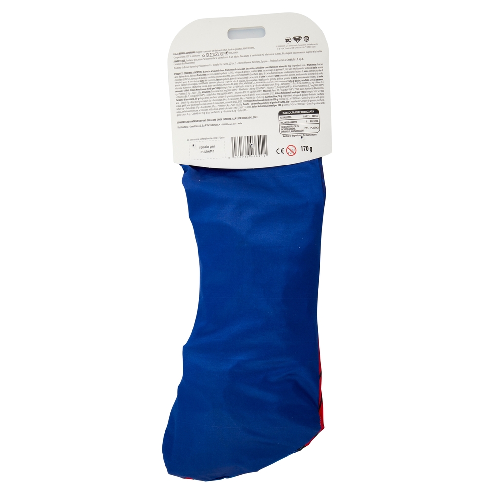 Dolci Preziosi Calza Befana con Sorpresa Superman 170 g