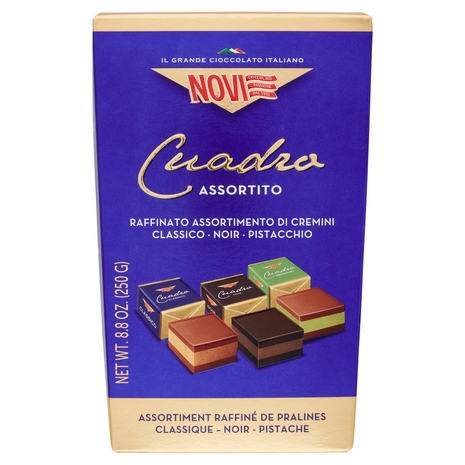 Novi Cuadro Assortito Classico - Noir - Pistacchio 250 g