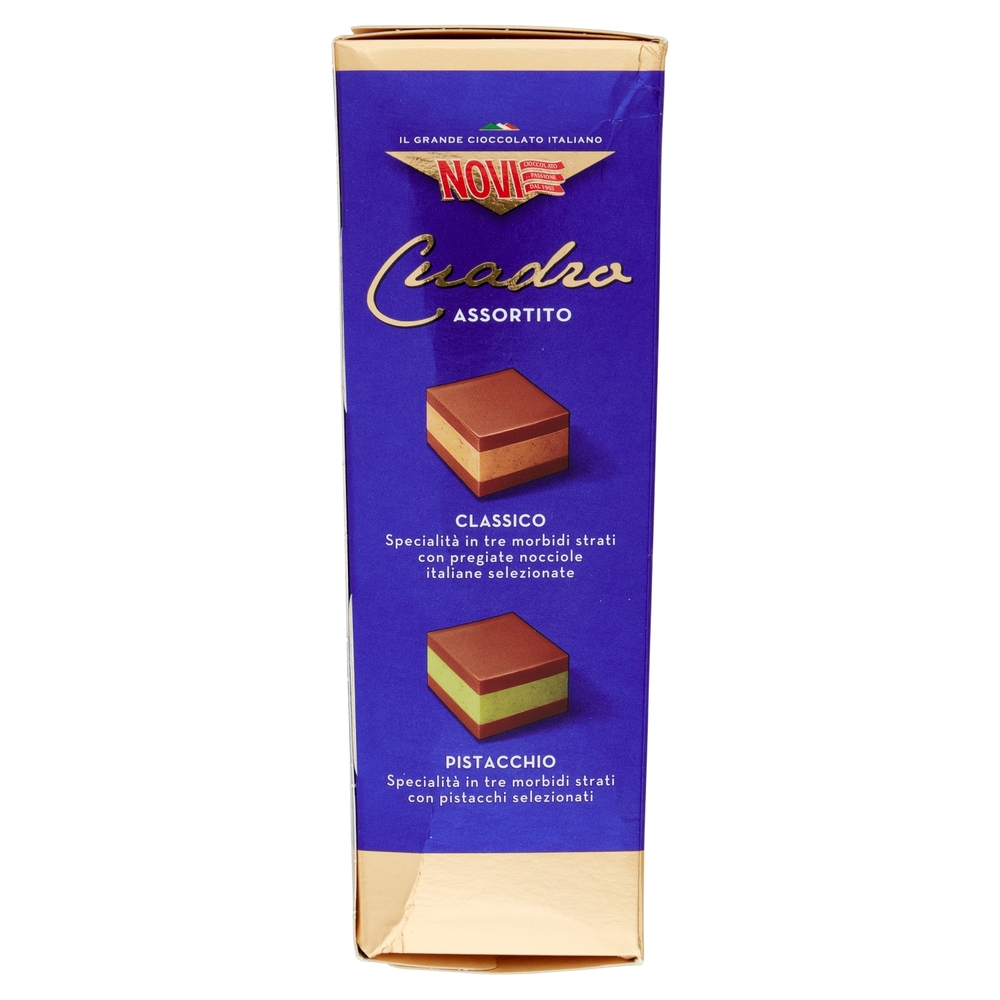 Novi Cuadro Assortito Classico - Noir - Pistacchio 250 g