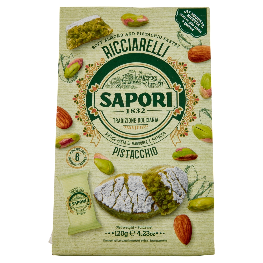 Sapori Ricciarelli Pistacchio 120 g