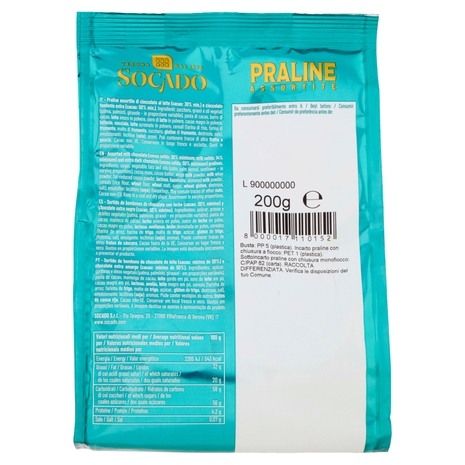 Socado Praline Assortite 200 g