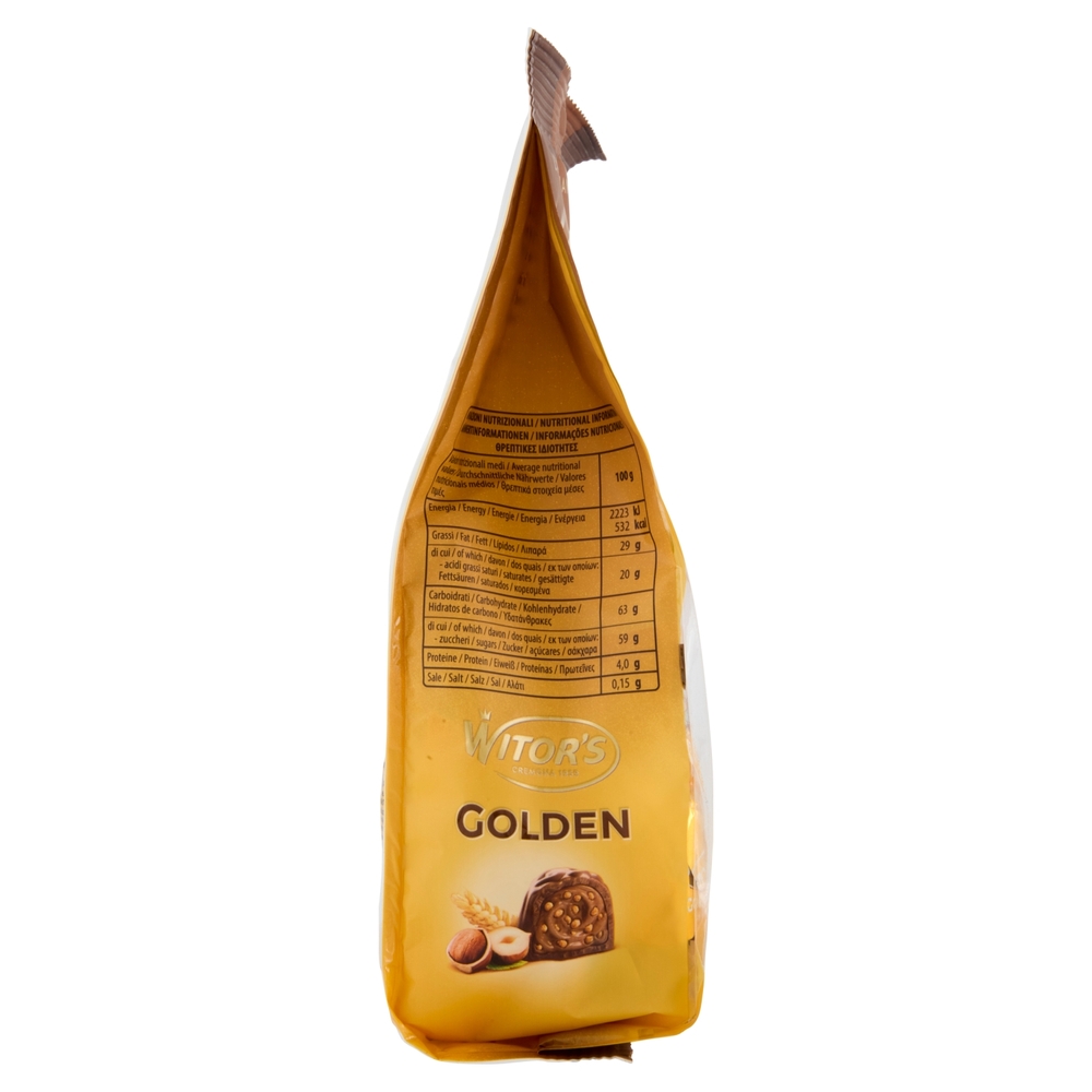 Witor's Golden Cioccolato al Latte con Cereali al Cacao 200 g