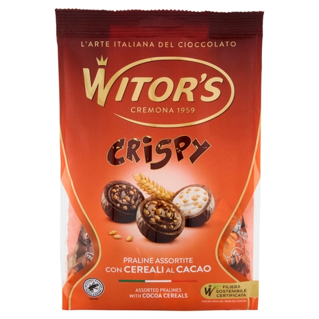 Witor's Crispy Praline Assortite con Cereali al Cacao 200 g