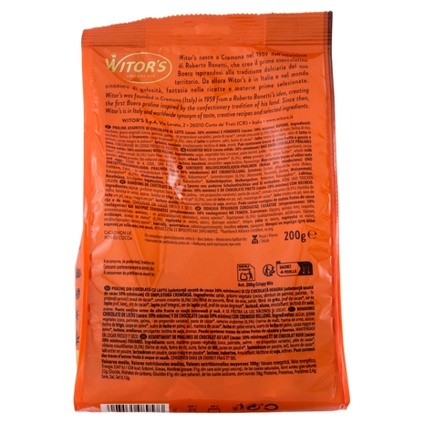 Witor's Crispy Praline Assortite con Cereali al Cacao 200 g