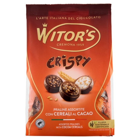 Witor's Crispy Praline Assortite con Cereali al Cacao 200 g