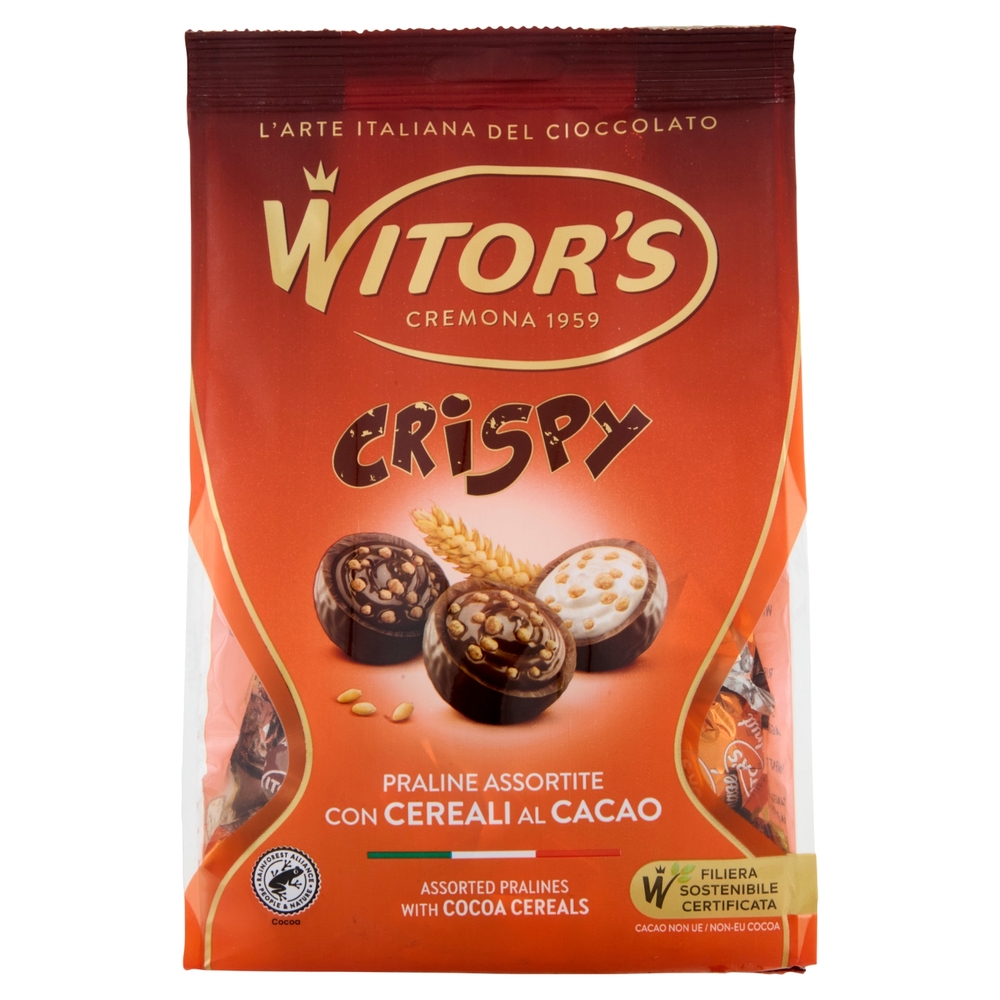Witor's Crispy Praline Assortite con Cereali al Cacao 200 g