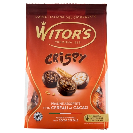 Witor's Crispy Praline Assortite con Cereali al Cacao 200 g