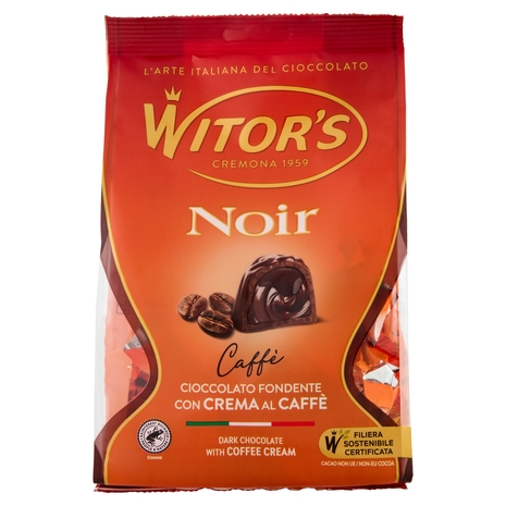Witor's Noir Caffè Cioccolato Fondente con Crema al Caffè 200 g
