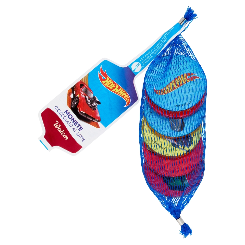 Walcor Monete Cioccolato al Latte Hot Wheels 45 g