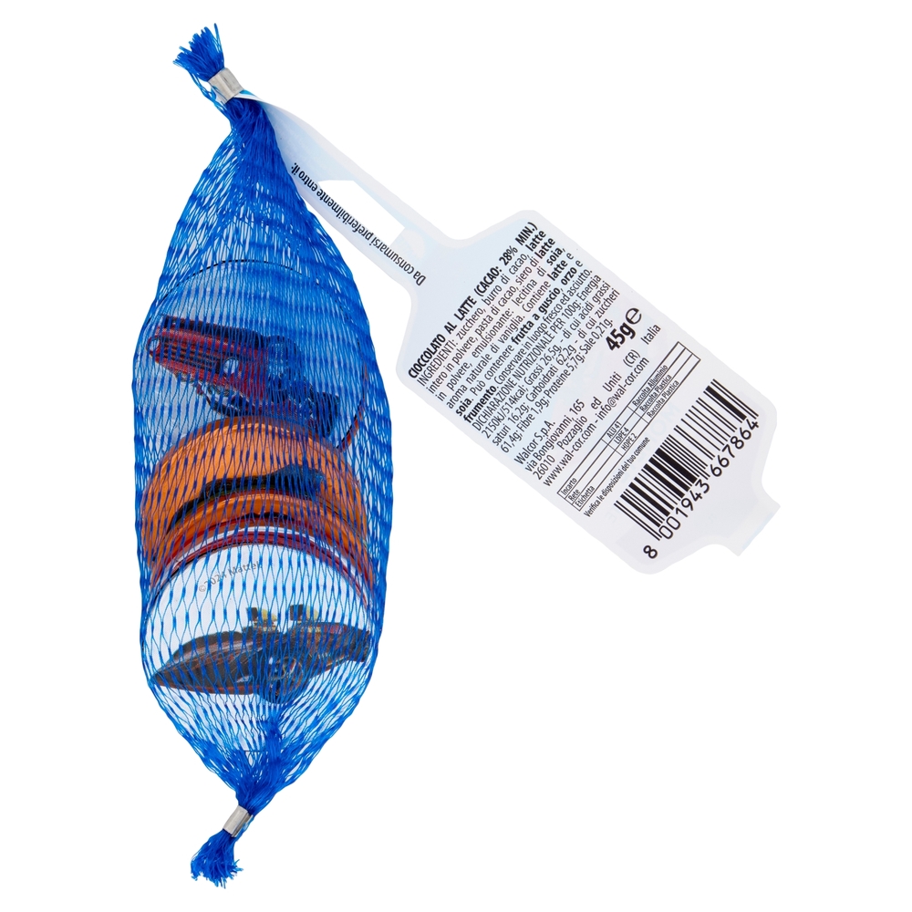 Walcor Monete Cioccolato al Latte Hot Wheels 45 g