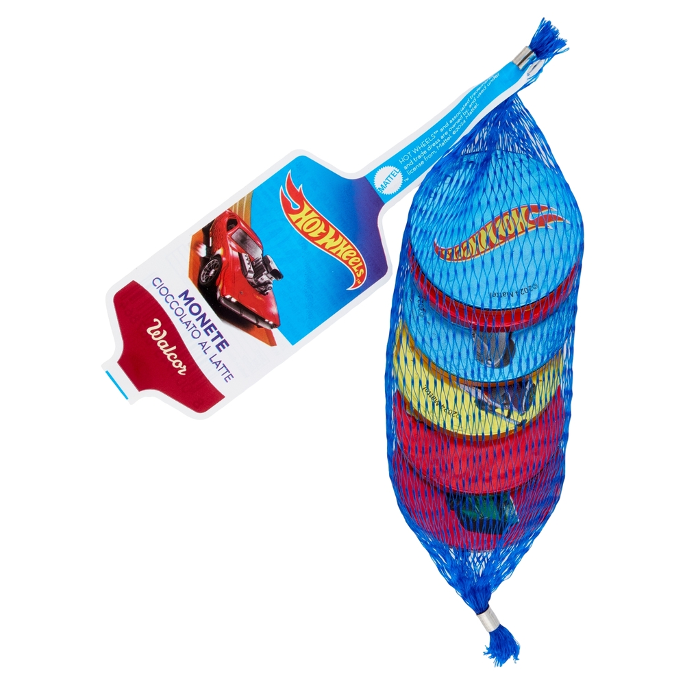 Walcor Monete Cioccolato al Latte Hot Wheels 45 g