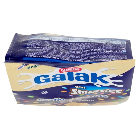 GALAK Icon con Smarties Festive Friends Personaggi di Cioccolato al Latte Sacchetto 147g