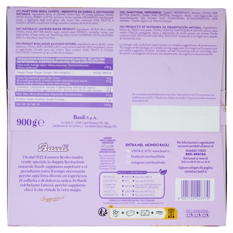 Bauli il Panettone Gransoffice 900 g