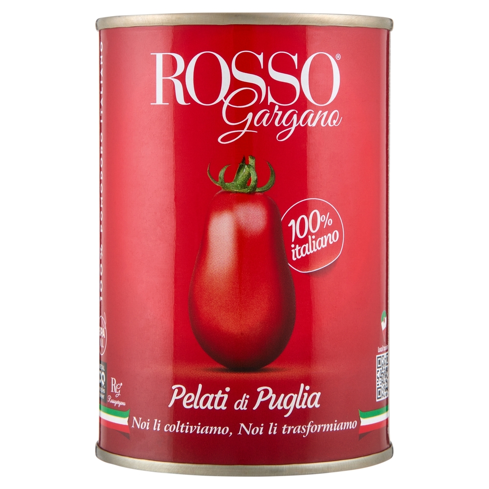Rosso Gargano Pelati di Puglia 400 g