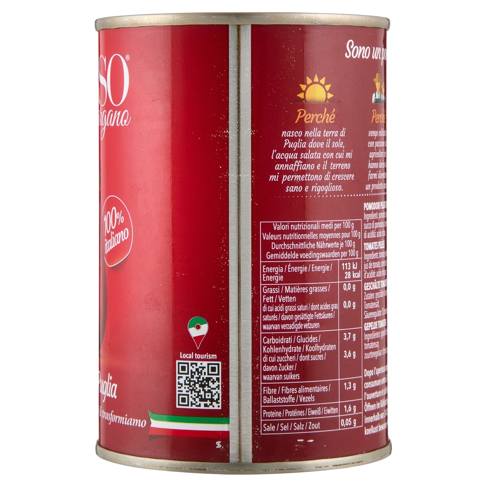 Rosso Gargano Pelati di Puglia 400 g