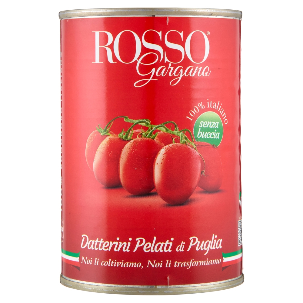 Rosso Gargano Datterini Pelati di Puglia 400 g