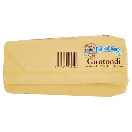 Mulino Bianco Girotondi Biscotti con Granelli di Zucchero di Canna 800g