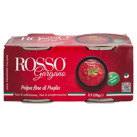 Rosso Gargano Polpa fine di Puglia 2 x 220 g