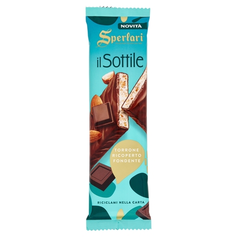 Sperlari il Sottile Torrone Ricoperto Fondente 110 g