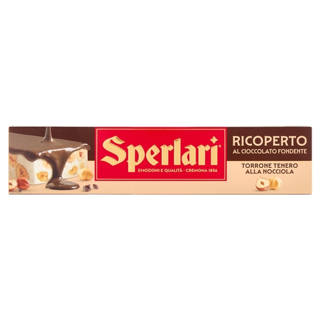 Sperlari Tenero alla Nocciola Ricoperto di Cioccolato Fondente 200 g