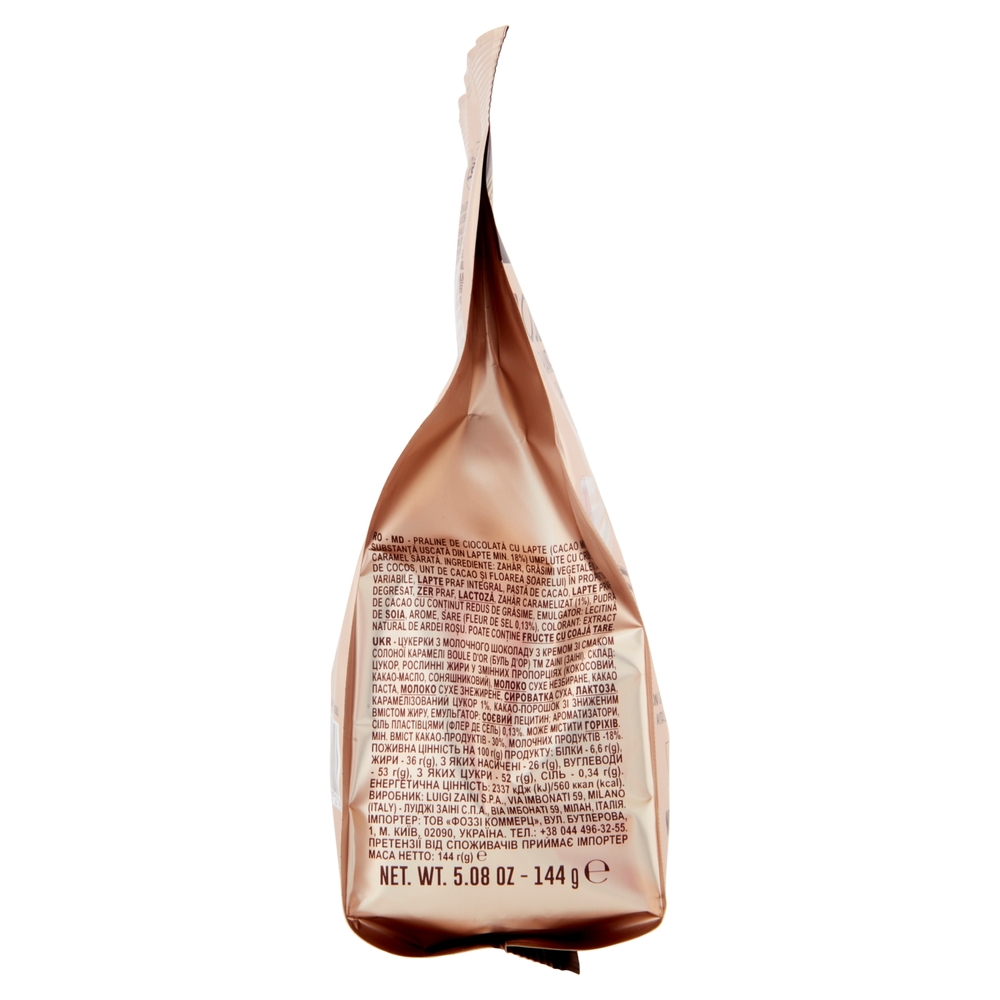 Zàini Boule d'Or Caramello Salato con Cremoso Ripieno di Crema Caramello 144 g