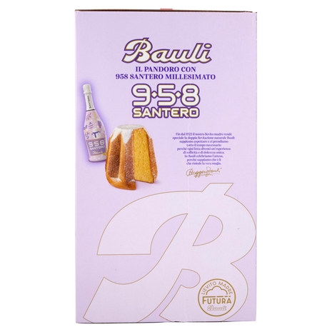 Bauli 958 Santero Tanti Auguri! Pandoro Bauli 700 g + 958 Santero Millesimato 75 cl