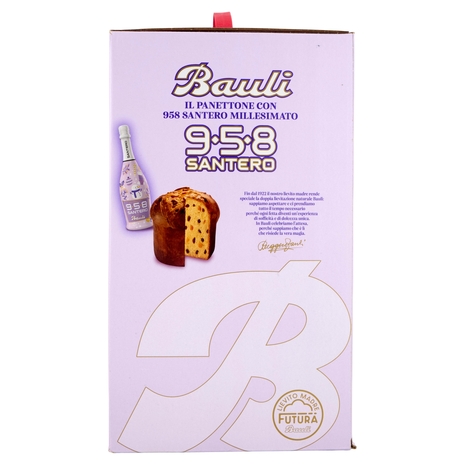 Bauli 958 Santero Tanti Auguri! Panettone Bauli 700 g + 958 Santero Millesimato 75 cl