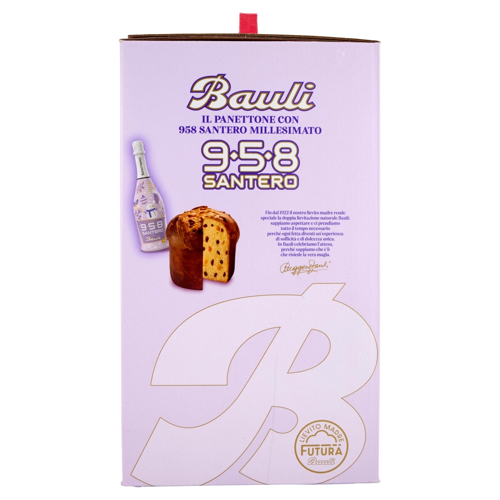 Bauli 958 Santero Tanti Auguri! Panettone Bauli 700 g + 958 Santero Millesimato 75 cl