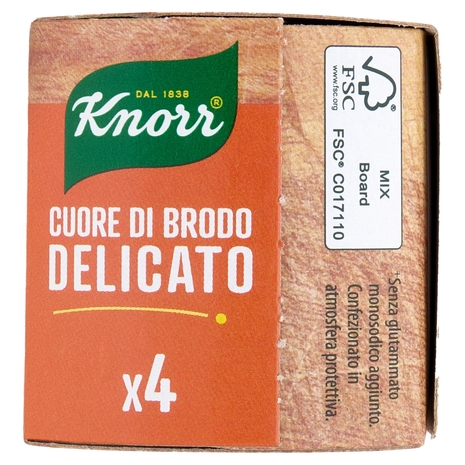 Knorr Cuore di Brodo Delicato 4 x 28 g