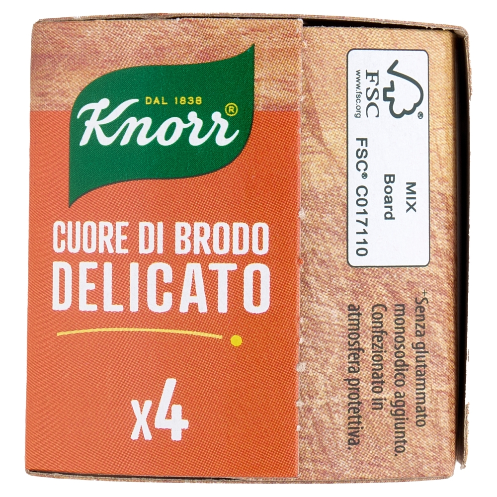 Knorr Cuore di Brodo Delicato 4 x 28 g