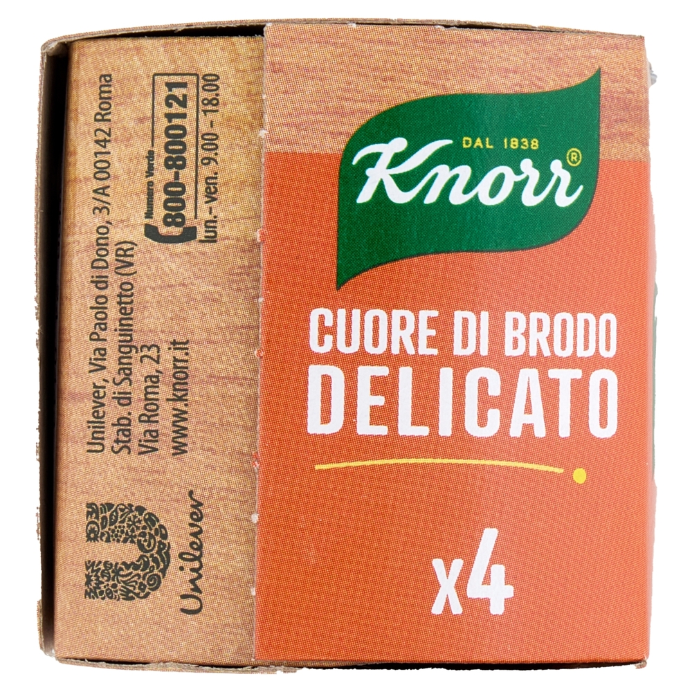 Knorr Cuore di Brodo Delicato 4 x 28 g