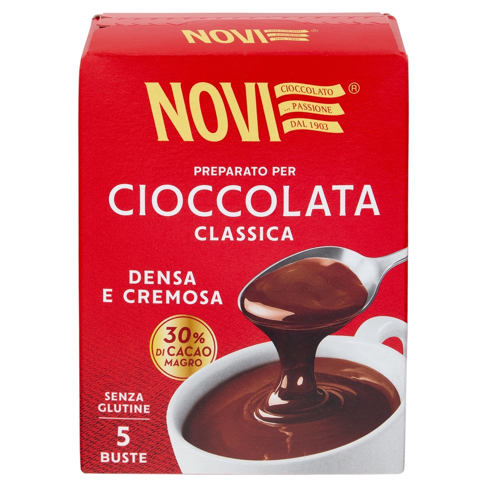 Novi Preparato per Cioccolata Classica 5 x 25 g