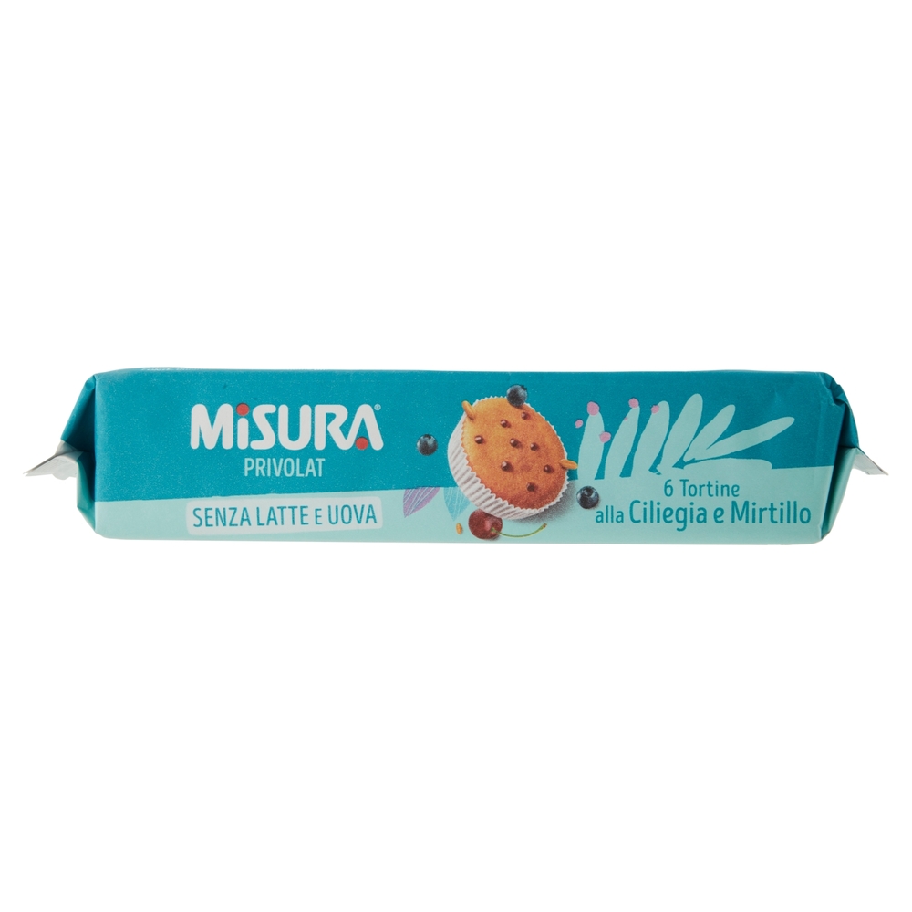 Misura Privolat 6 Tortine alla Ciliegia e Mirtillo 290 g