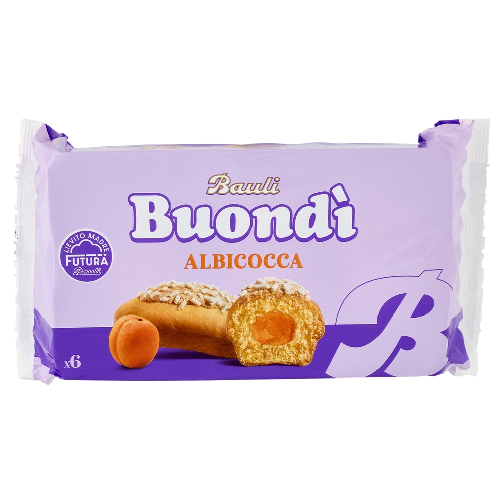 Bauli Buondì l'Originale Albicocca 6 x 43 g