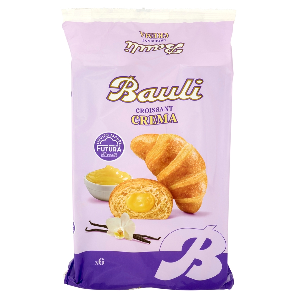Bauli Croissant Classico Crema 6 x 50 g
