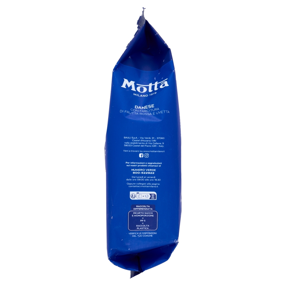 Motta Danese con Farcitura di Frutta Rossa e Uvetta 6 x 45 g