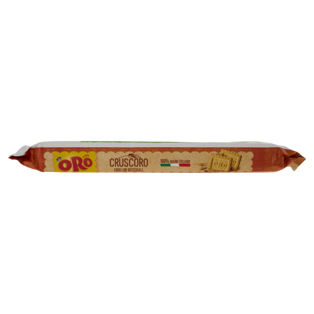 Oro Saiwa Cruscoro - biscotti integrali 100% grano italiano con zucchero di canna e miele - 400g