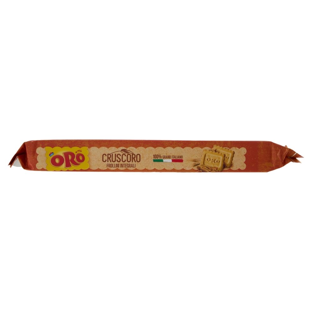 Oro Saiwa Cruscoro - biscotti integrali 100% grano italiano con zucchero di canna e miele - 400g
