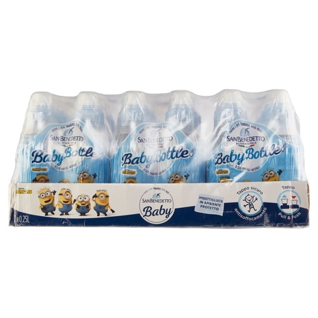 San Benedetto Baby Bottle Naturale P&P vassoio 6 x 4 x 0,25 L