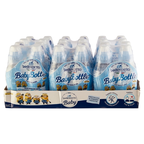 San Benedetto Baby Bottle Naturale P&P vassoio 6 x 4 x 0,25 L