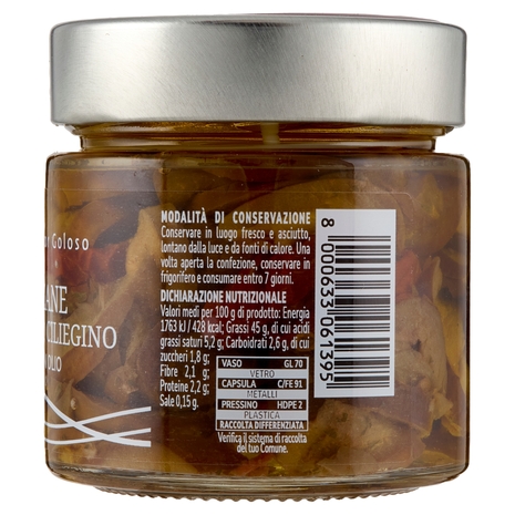 Melanzane con Pomodoro Ciliegino Agrodolce in Olio Il Viaggiator Goloso