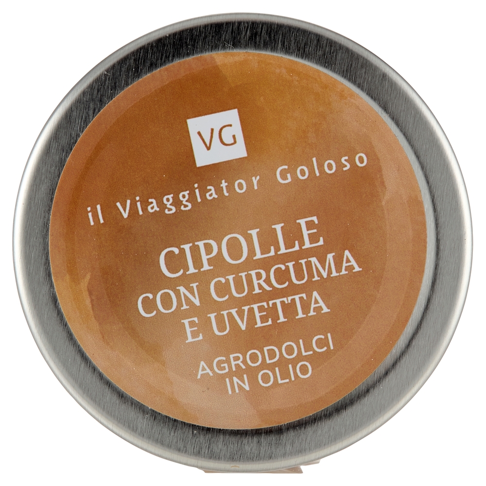 Cipolle con Curcuma e Uvetta Agrodolce in Olio Il Viaggiator Goloso