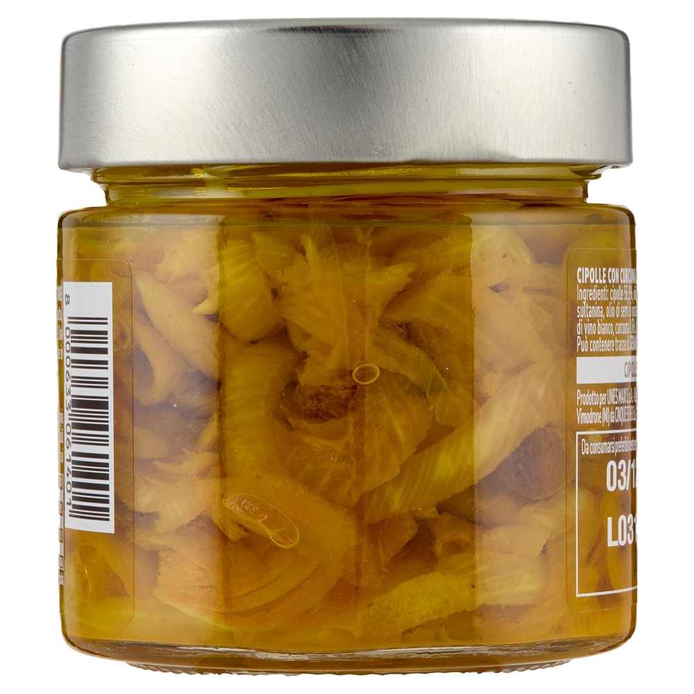 Cipolle con Curcuma e Uvetta Agrodolce in Olio Il Viaggiator Goloso