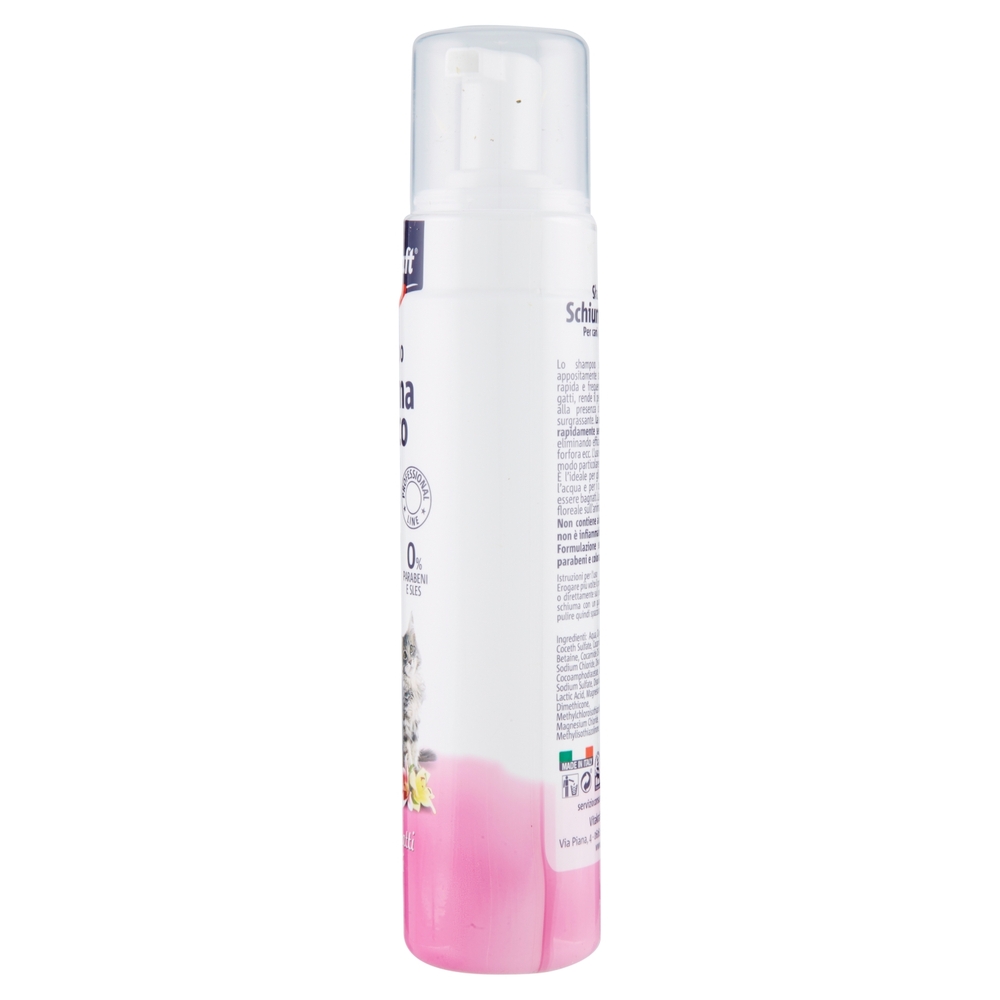 Vitakraft Shampoo Schiuma a secco Profumo Floreale Per cani, gatti e cuccioli 200 ml